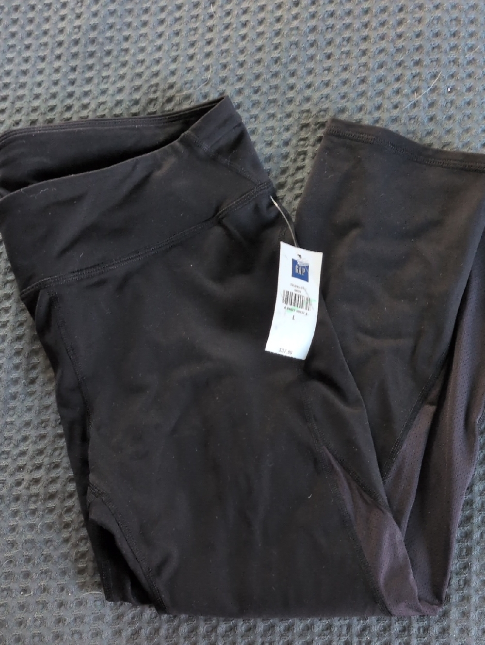 GAP Kids Black Leggings with Wide Waistband